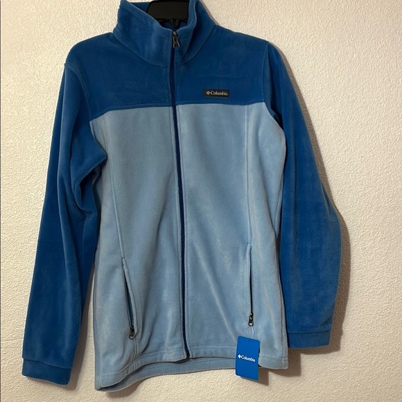 Columbia Kids Blue Fleece Jacket - Picture 2 of 14
